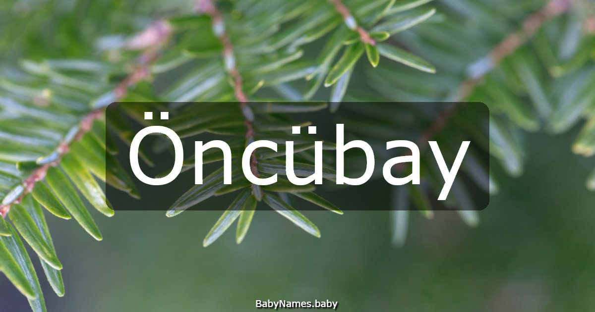 Öncübay