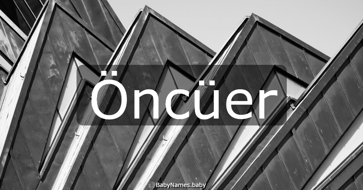 Öncüer