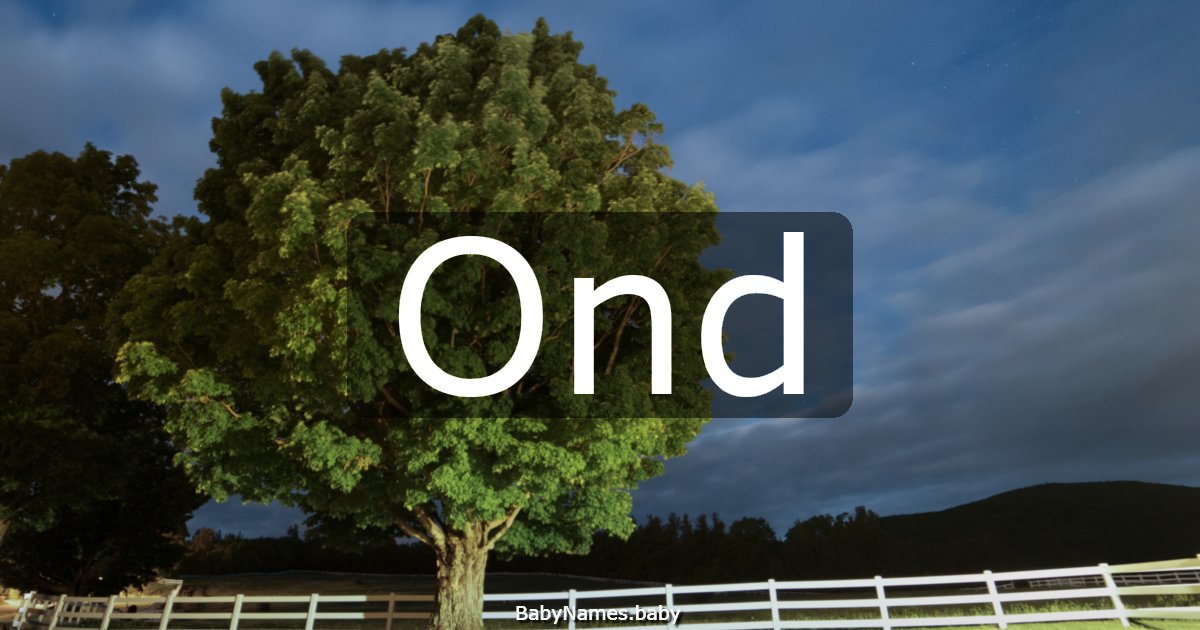Ond