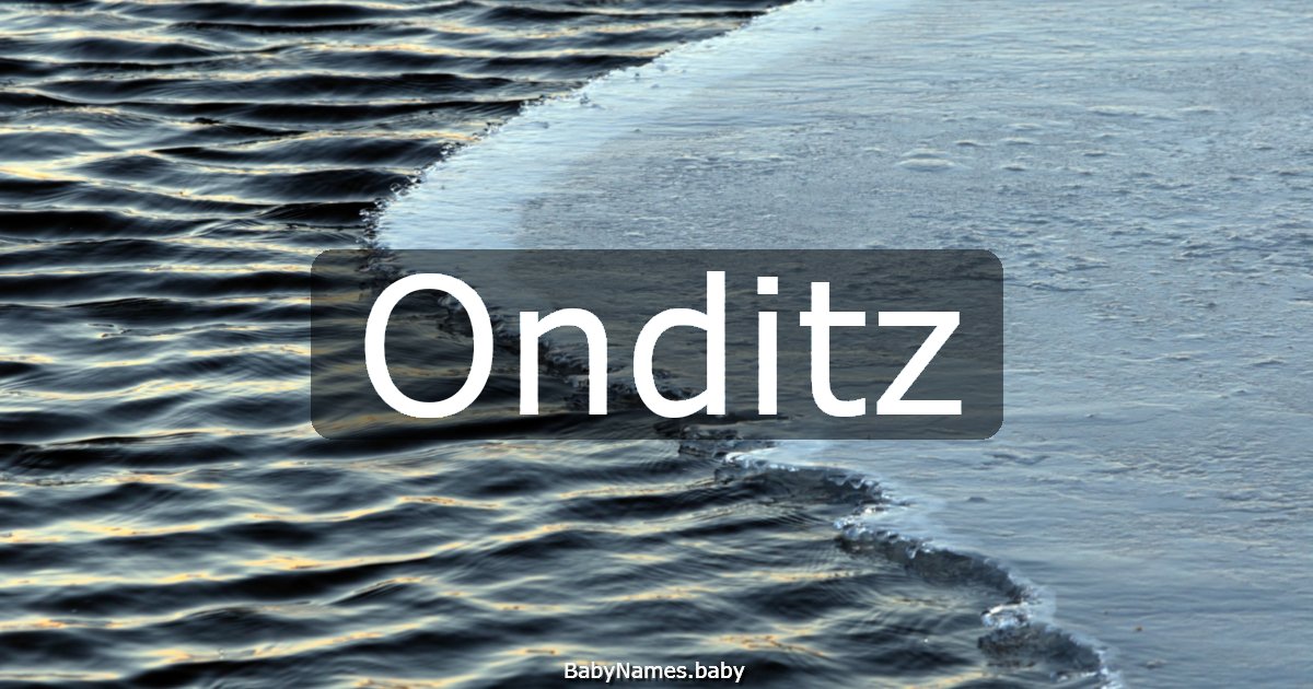 Onditz