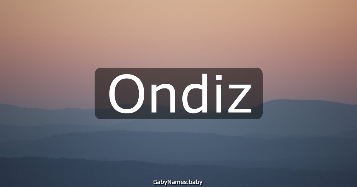 Ondiz