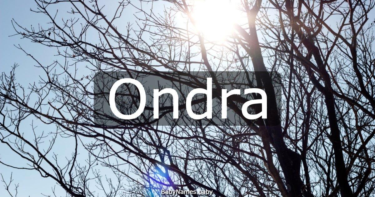 Ondra