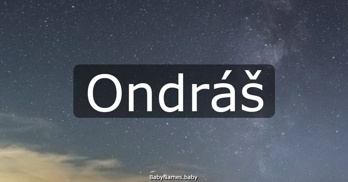 Ondráš