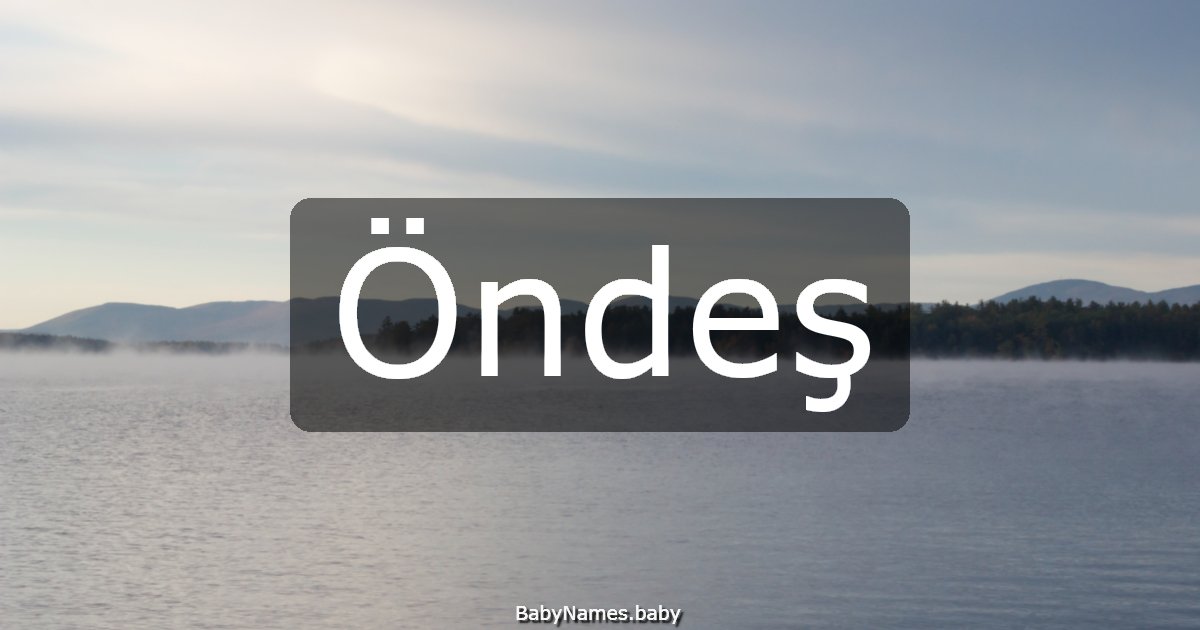 Öndeş