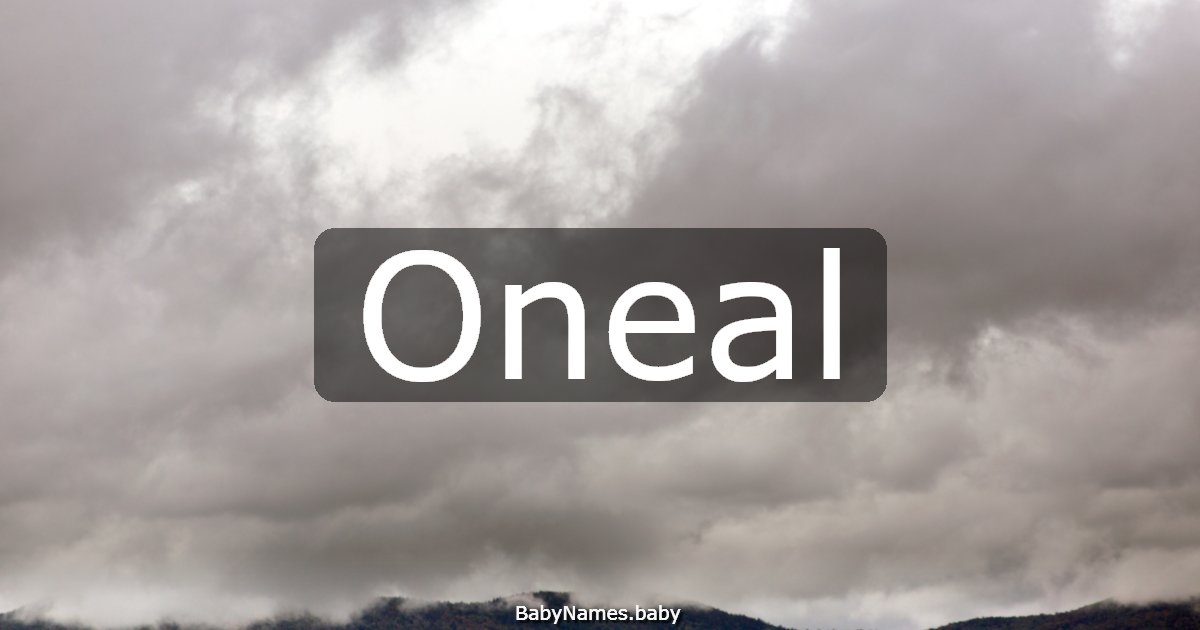 Oneal