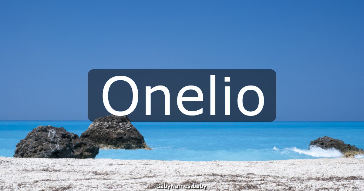 Onelio