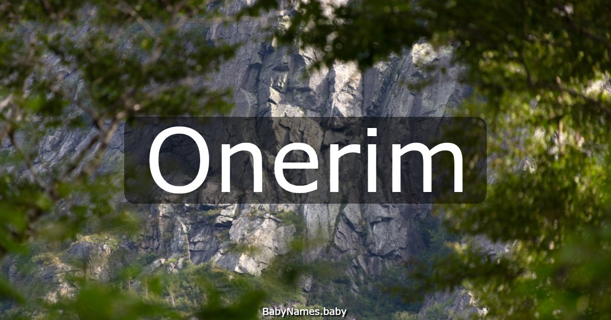 Onerim