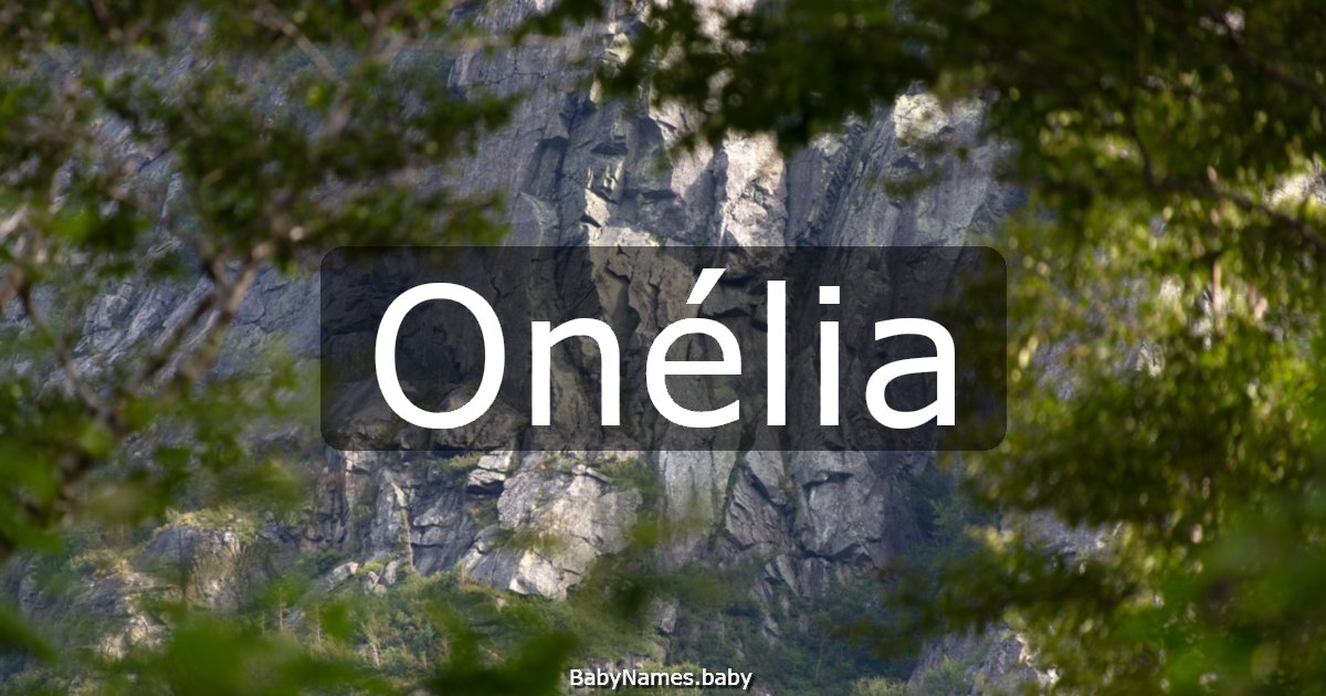 Onélia