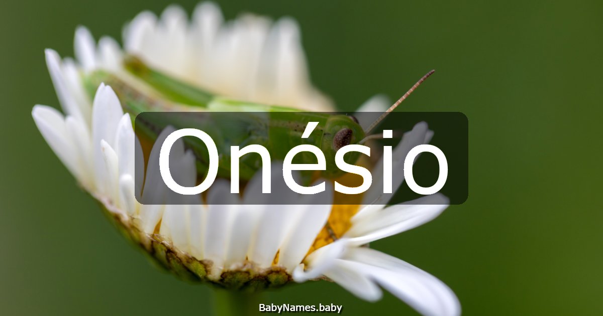 Onésio