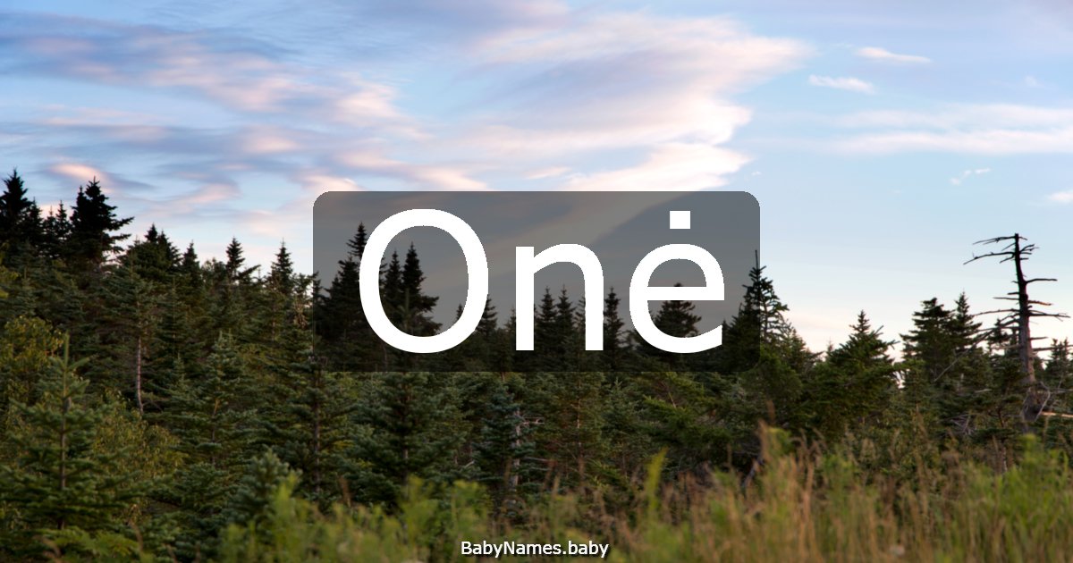 Onė