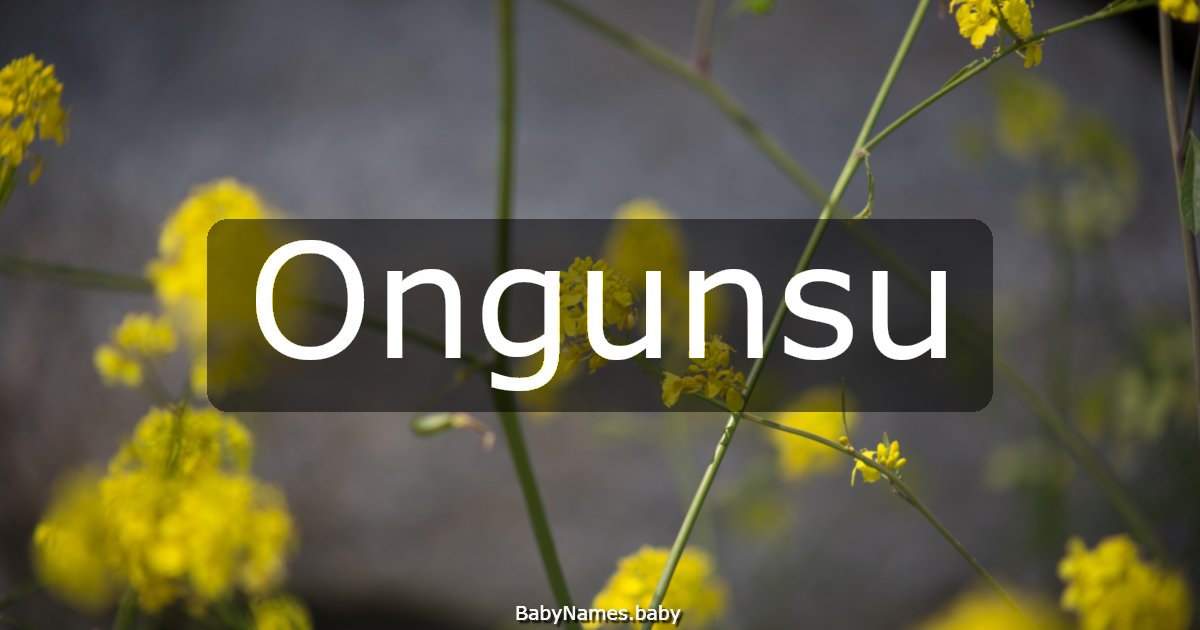 Ongunsu