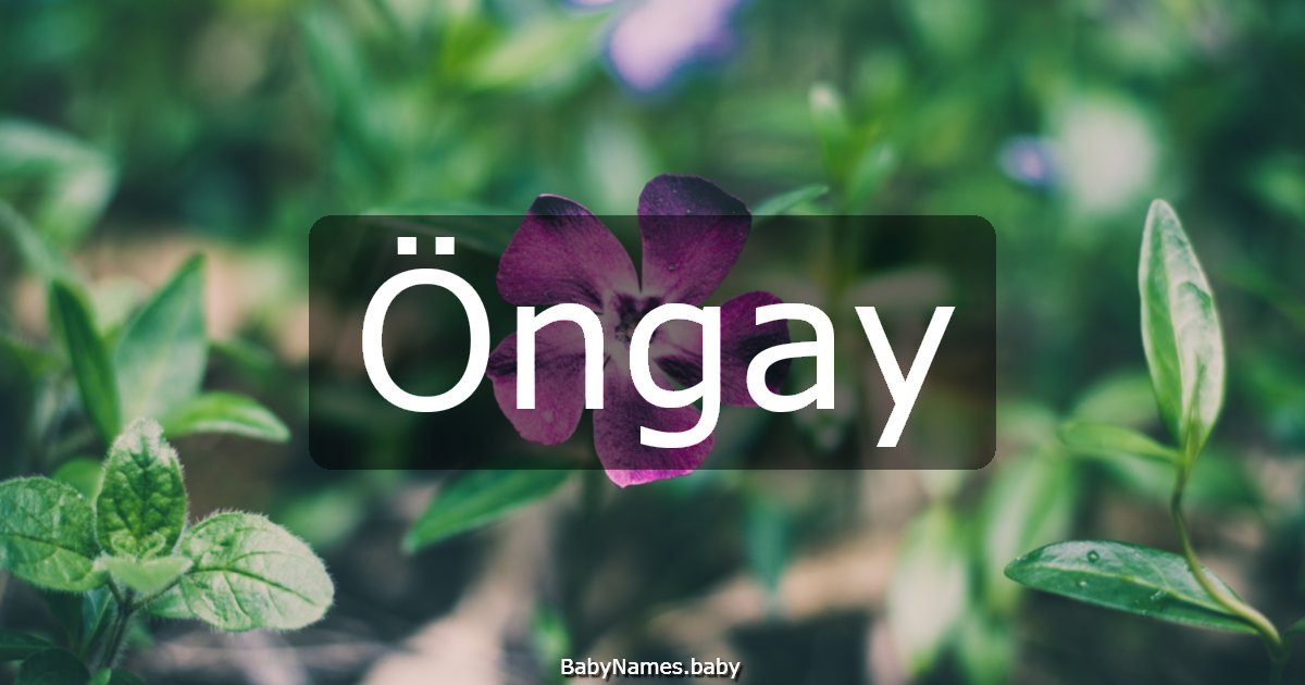 Öngay