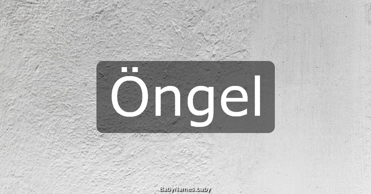 Öngel