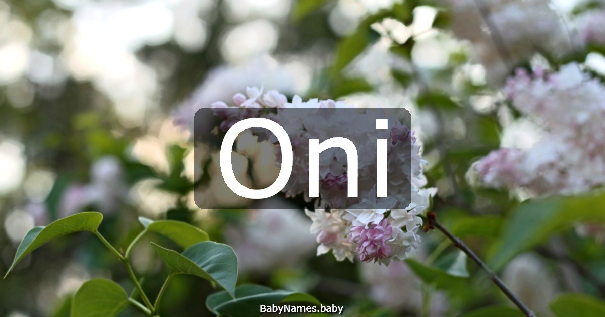 Oni
