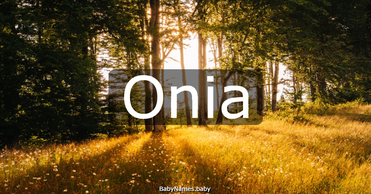 Onia