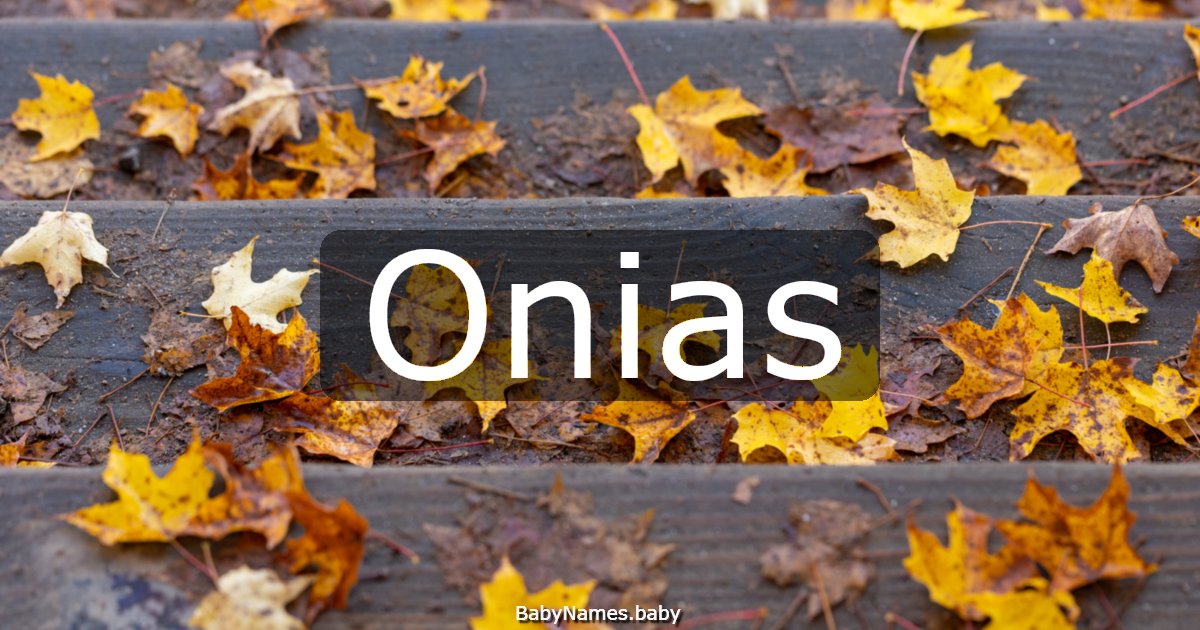 Onias