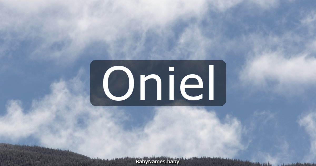 Oniel