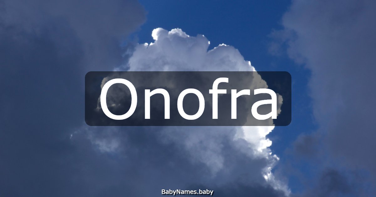 Onofra