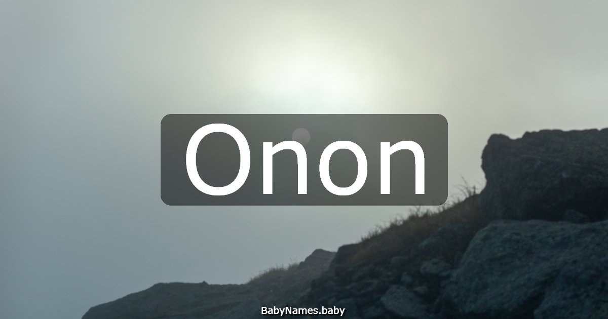 Onon