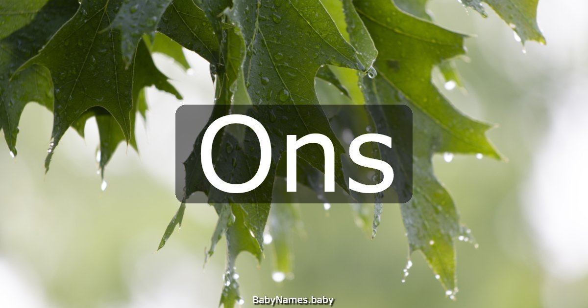 Ons