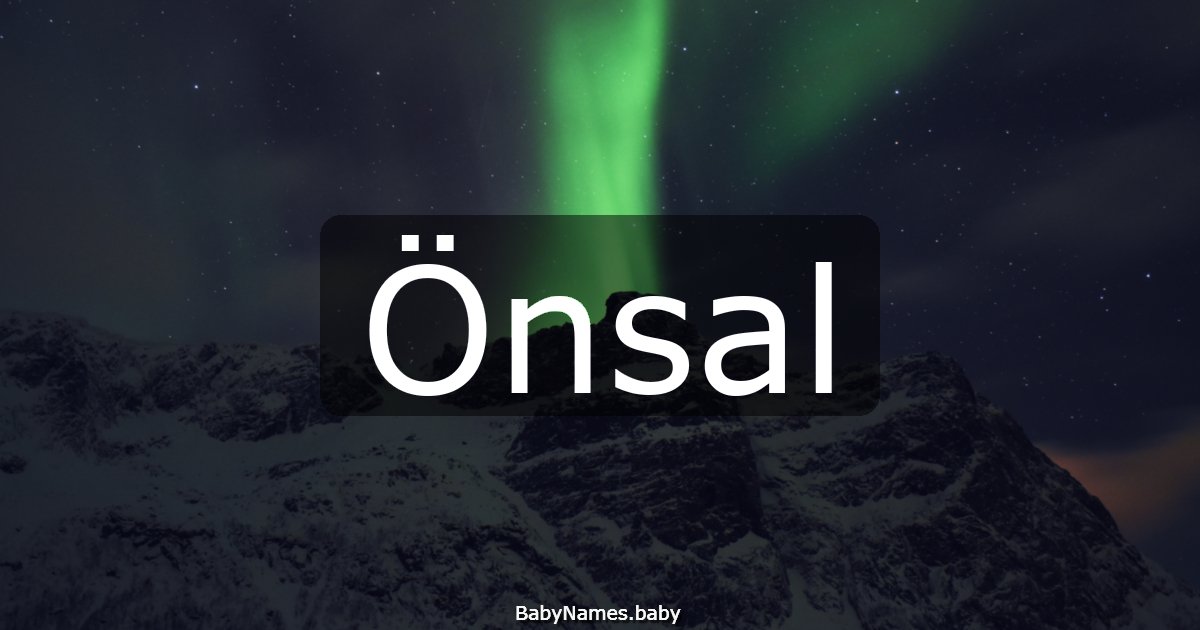 Önsal