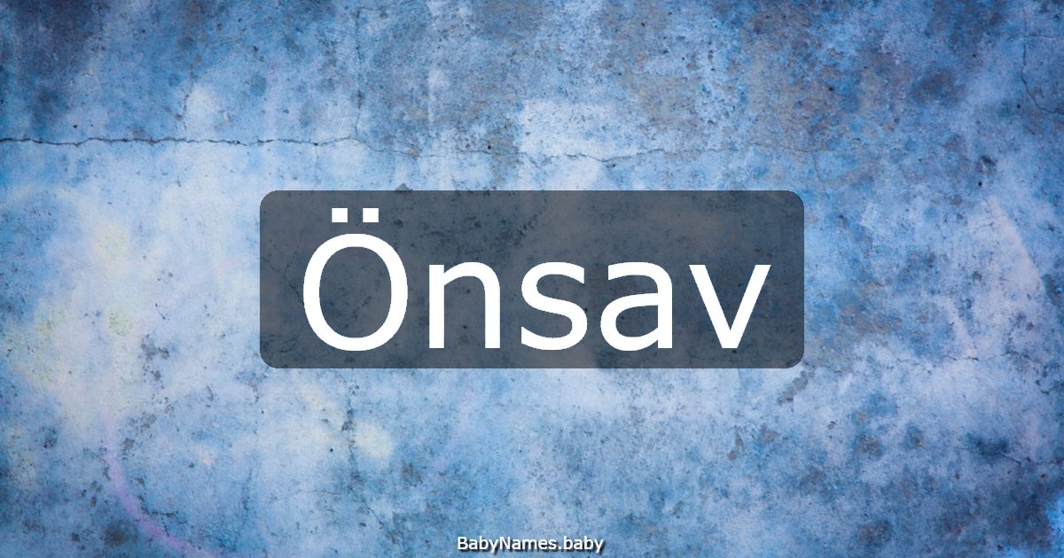 Önsav