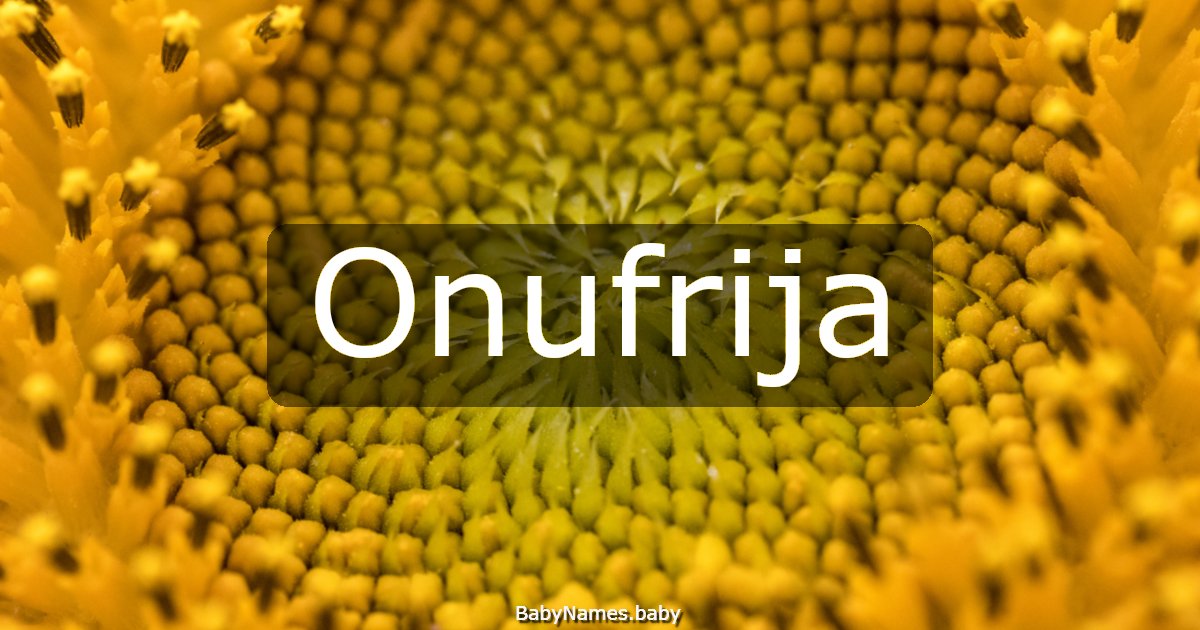 Onufrija