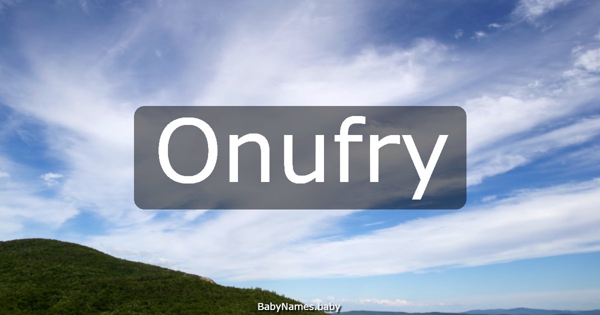 Onufry