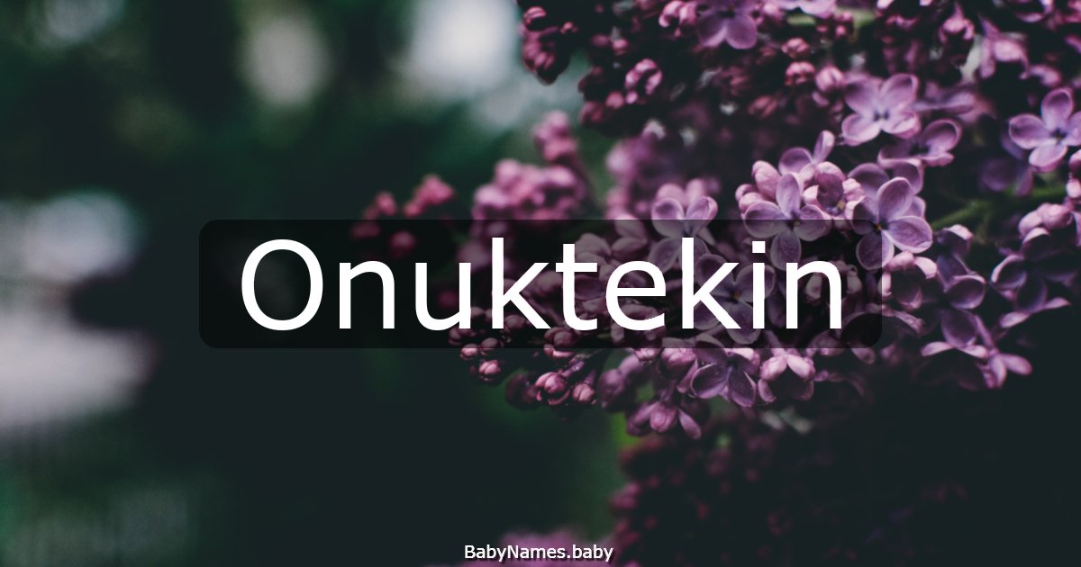 Onuktekin