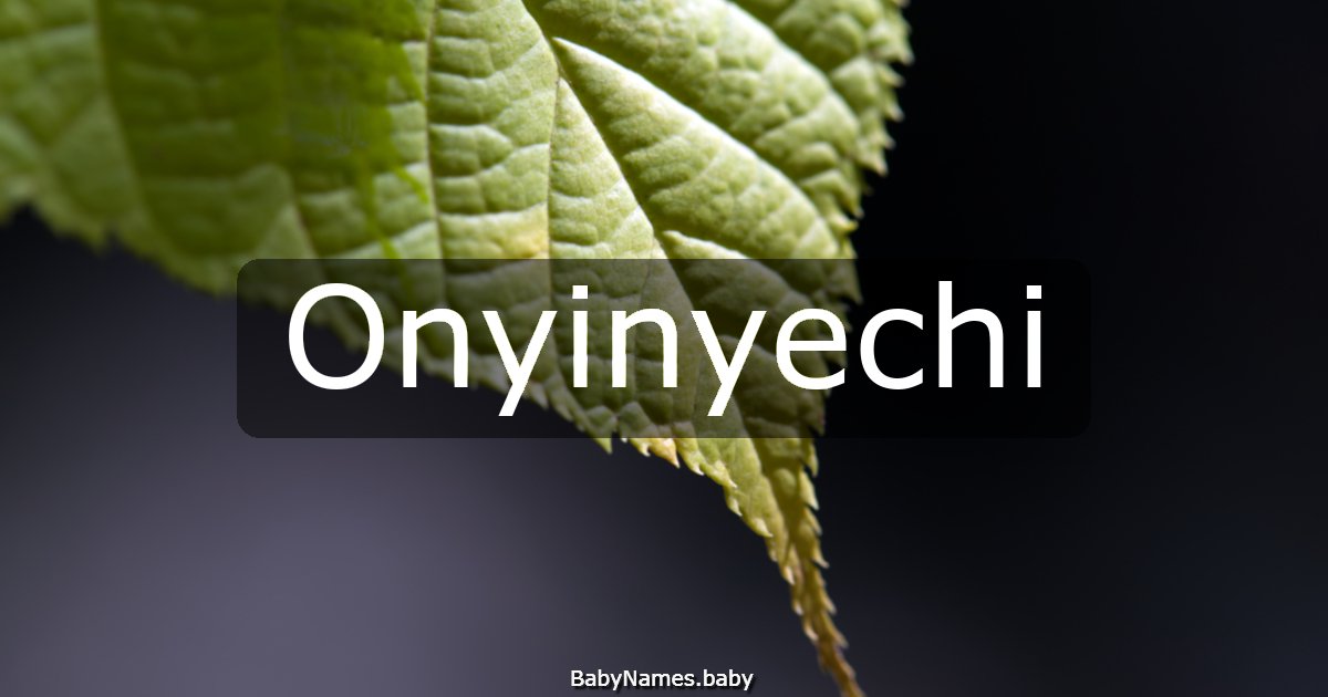 Onyinyechi