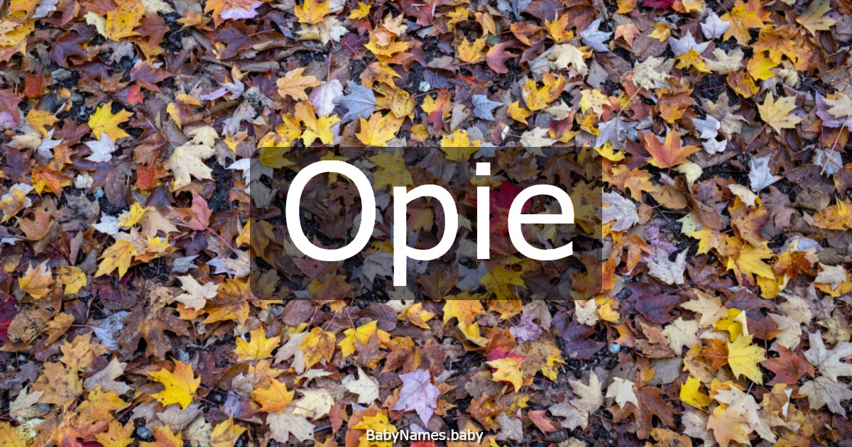 Opie
