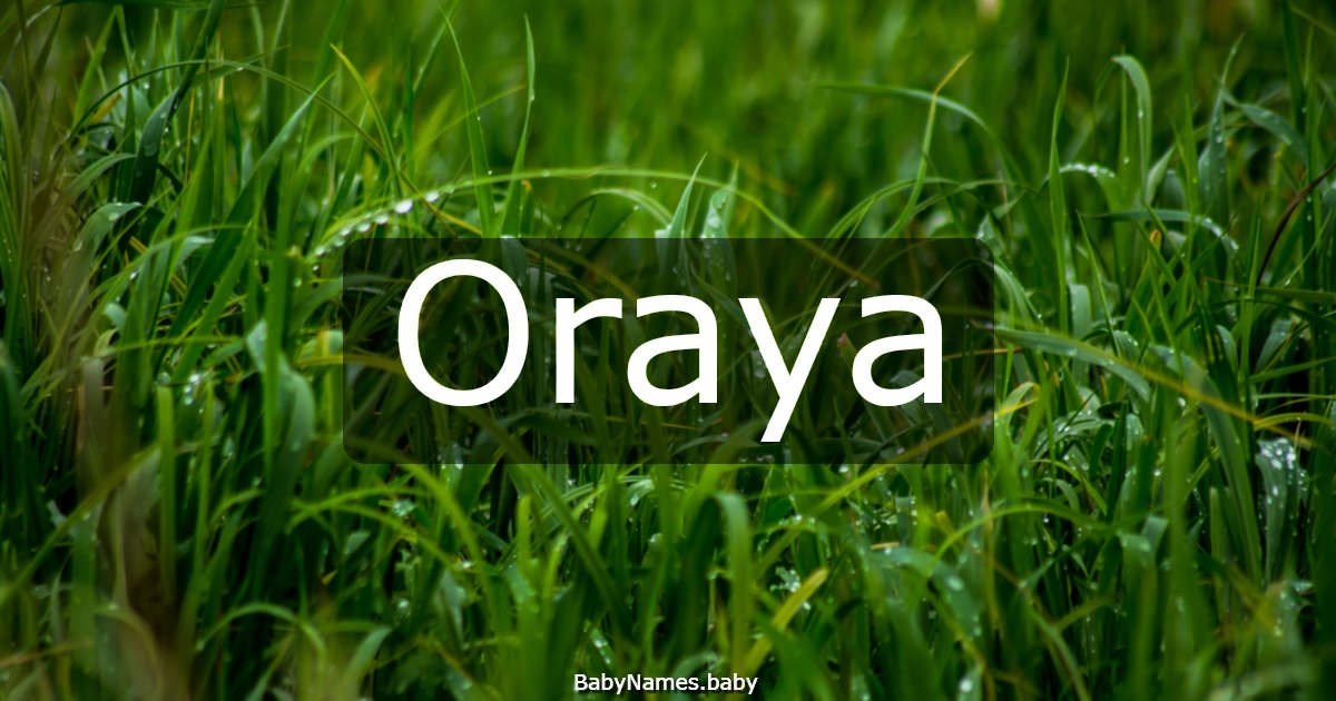 Oraya