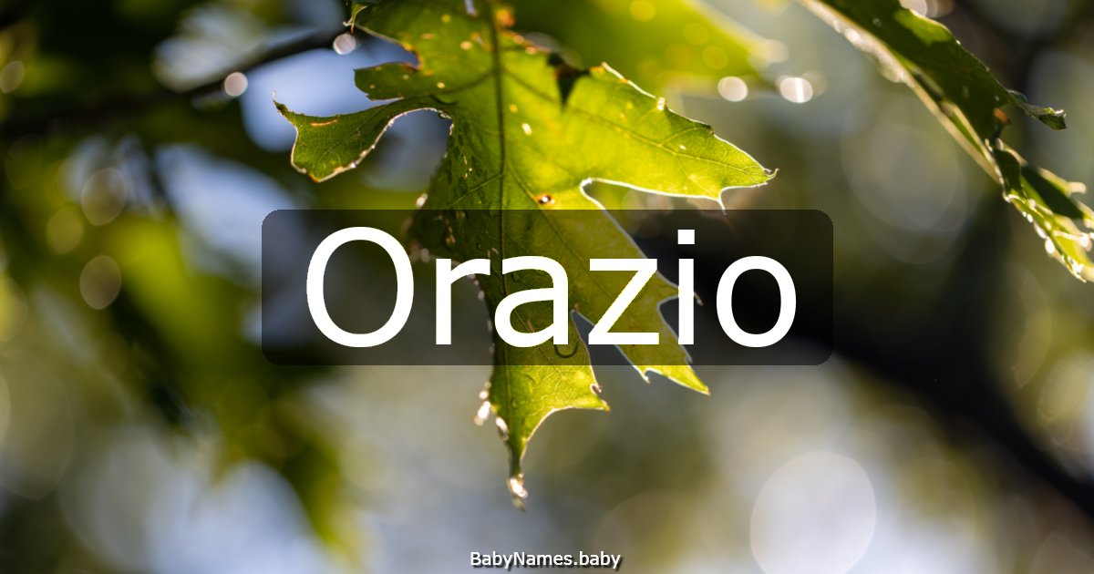 Orazio
