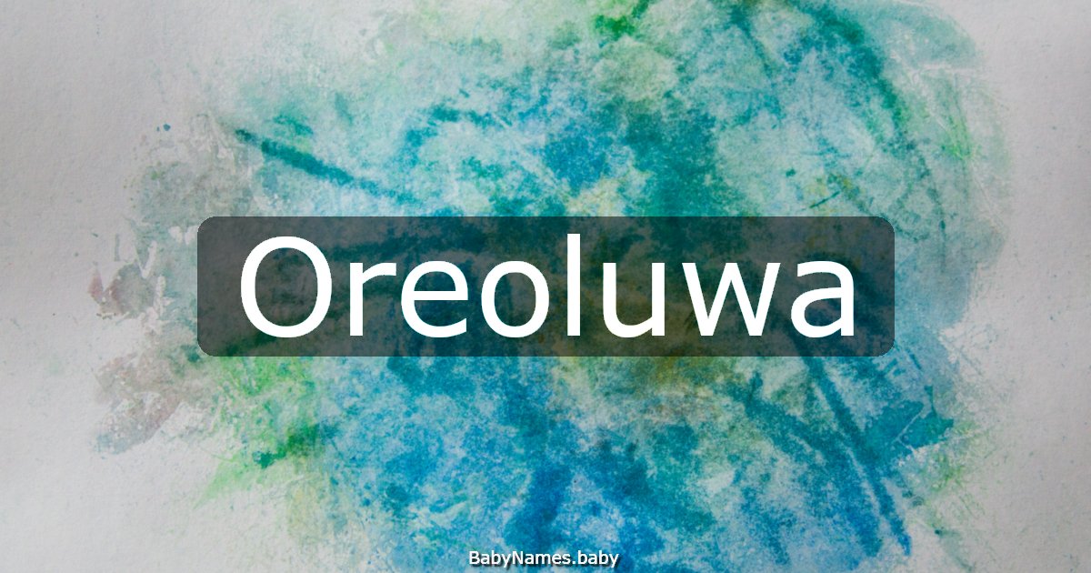 Oreoluwa