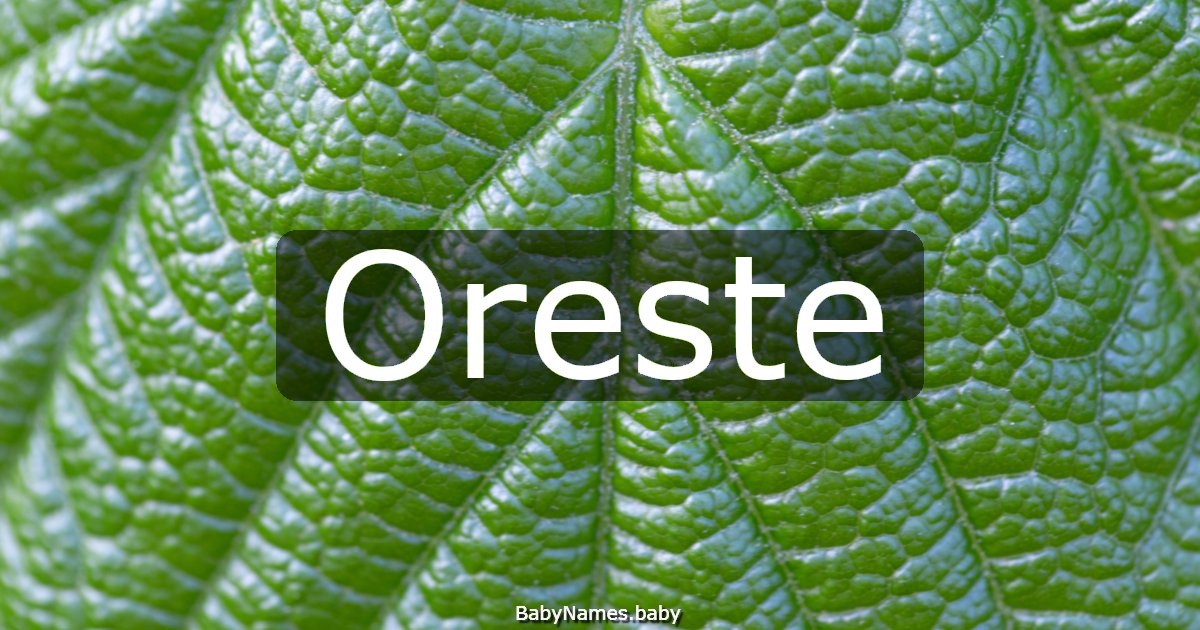 Oreste