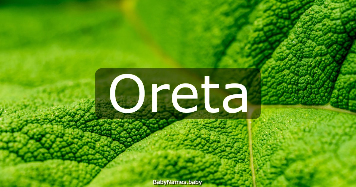 Oreta