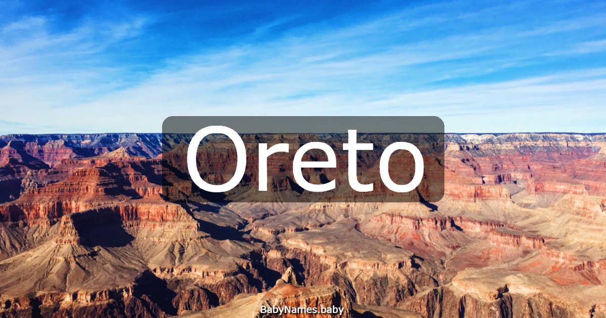 Oreto