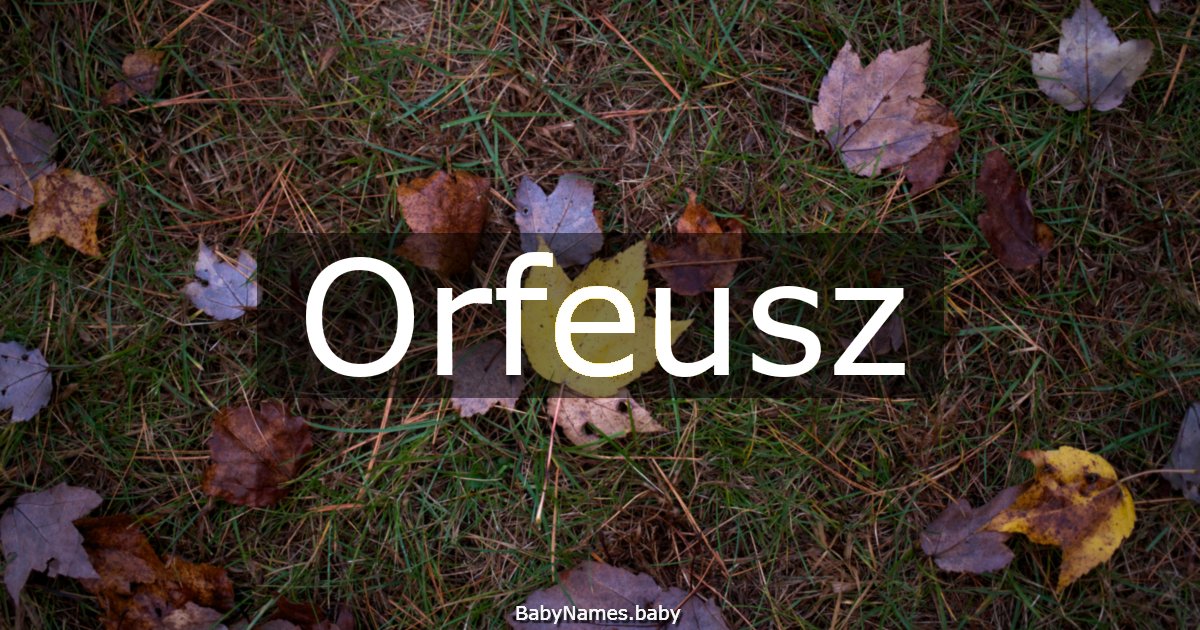 Orfeusz