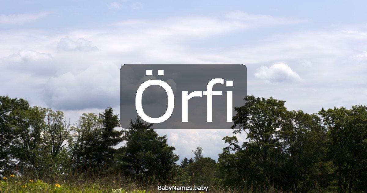 Örfi