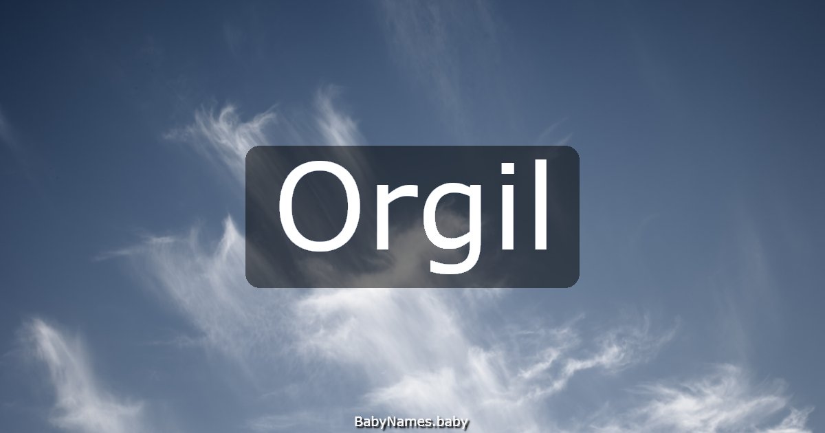 Orgil