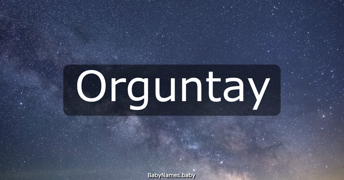 Orguntay