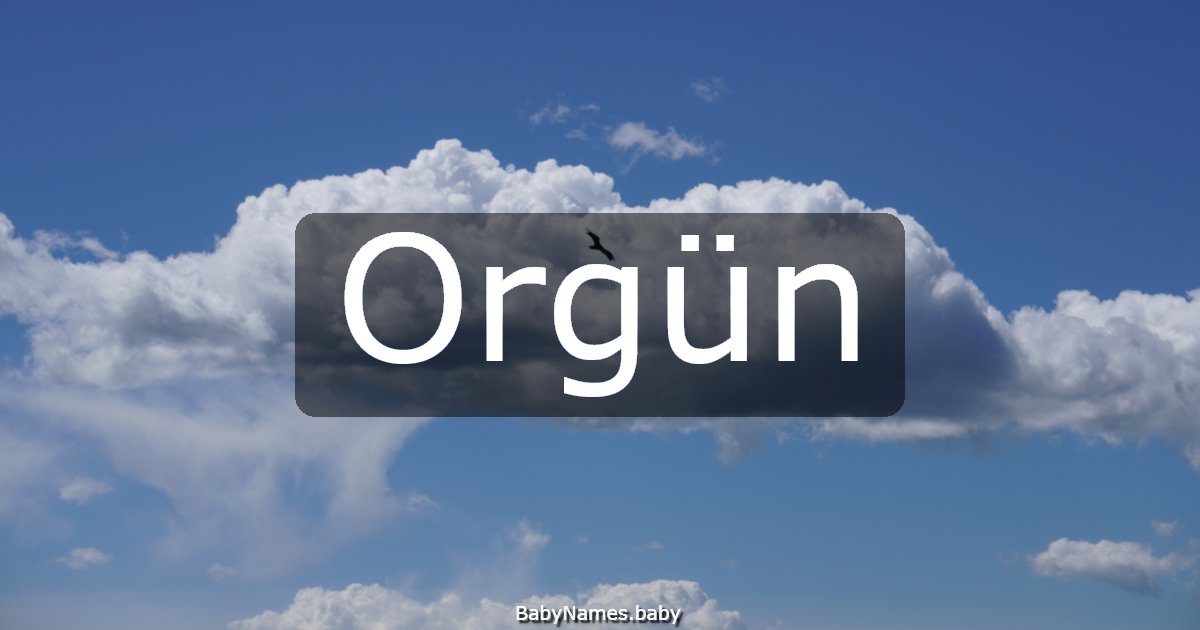 Orgün