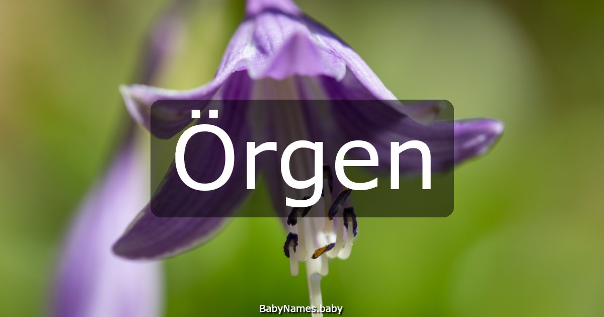 Örgen