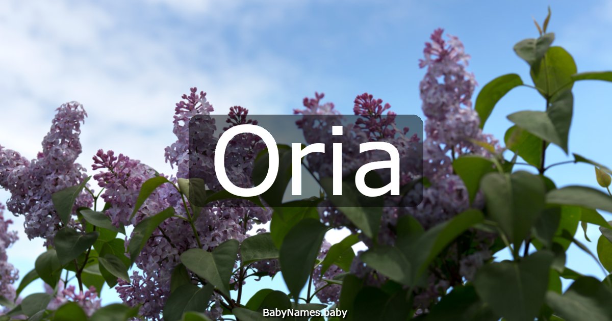 Oria