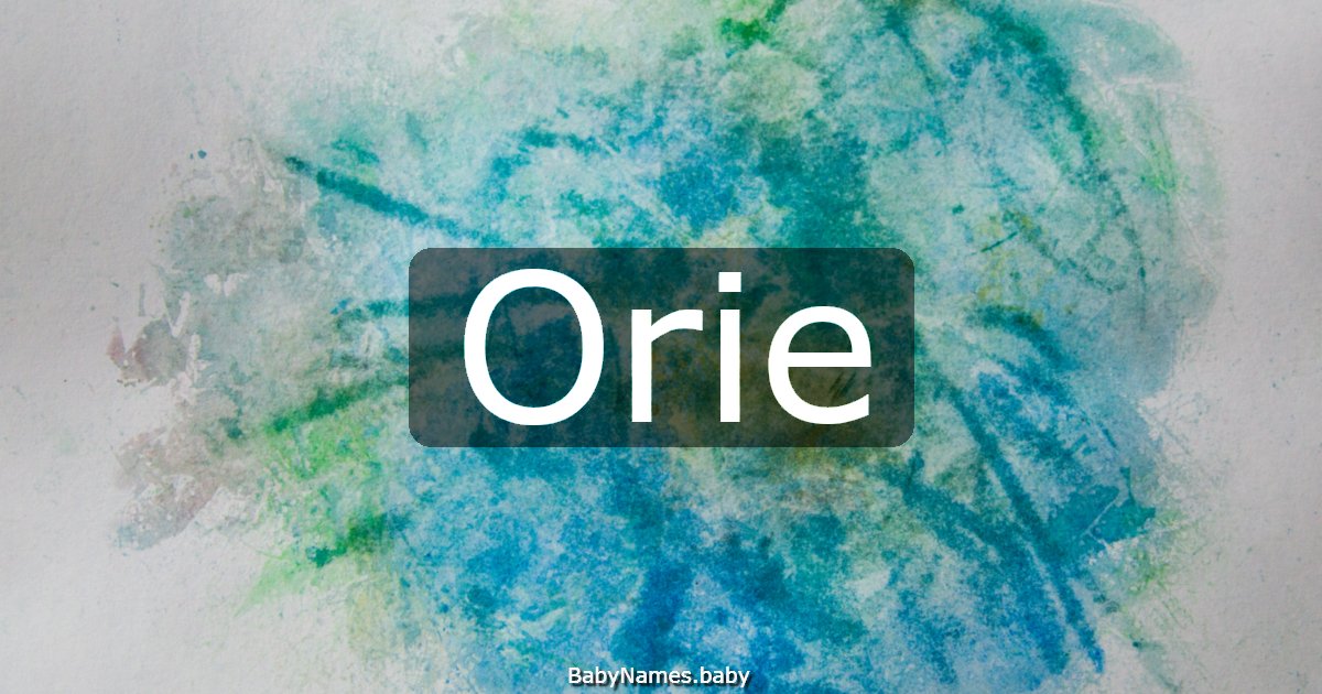 Orie