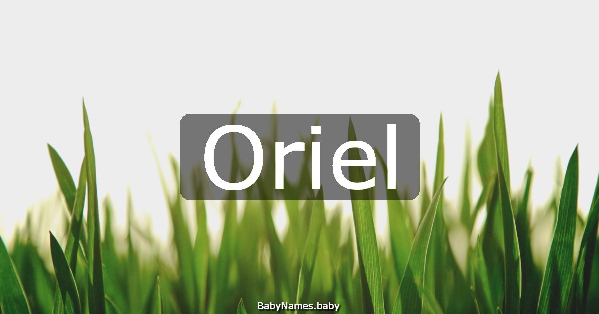Oriel