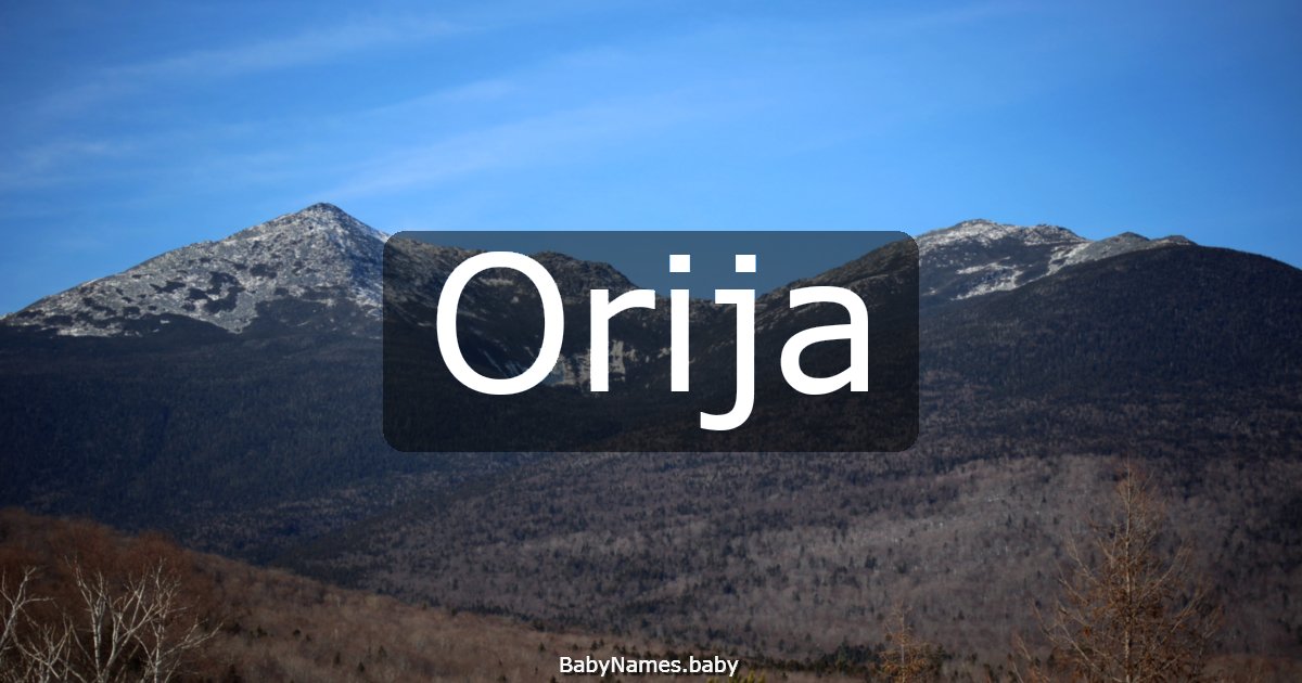 Orija