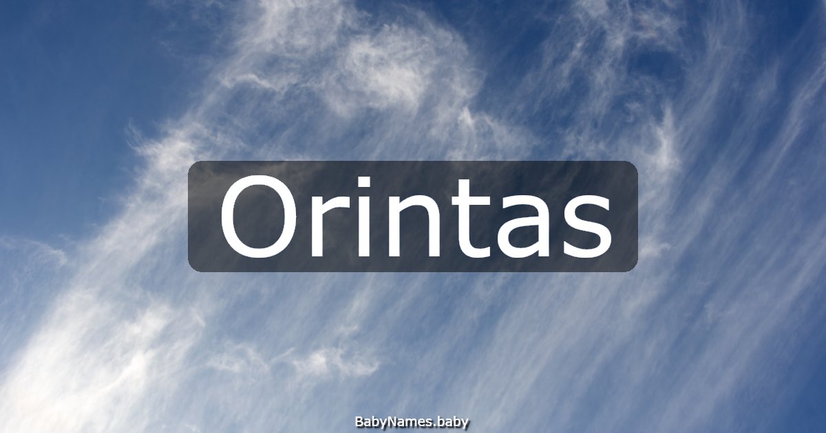 Orintas