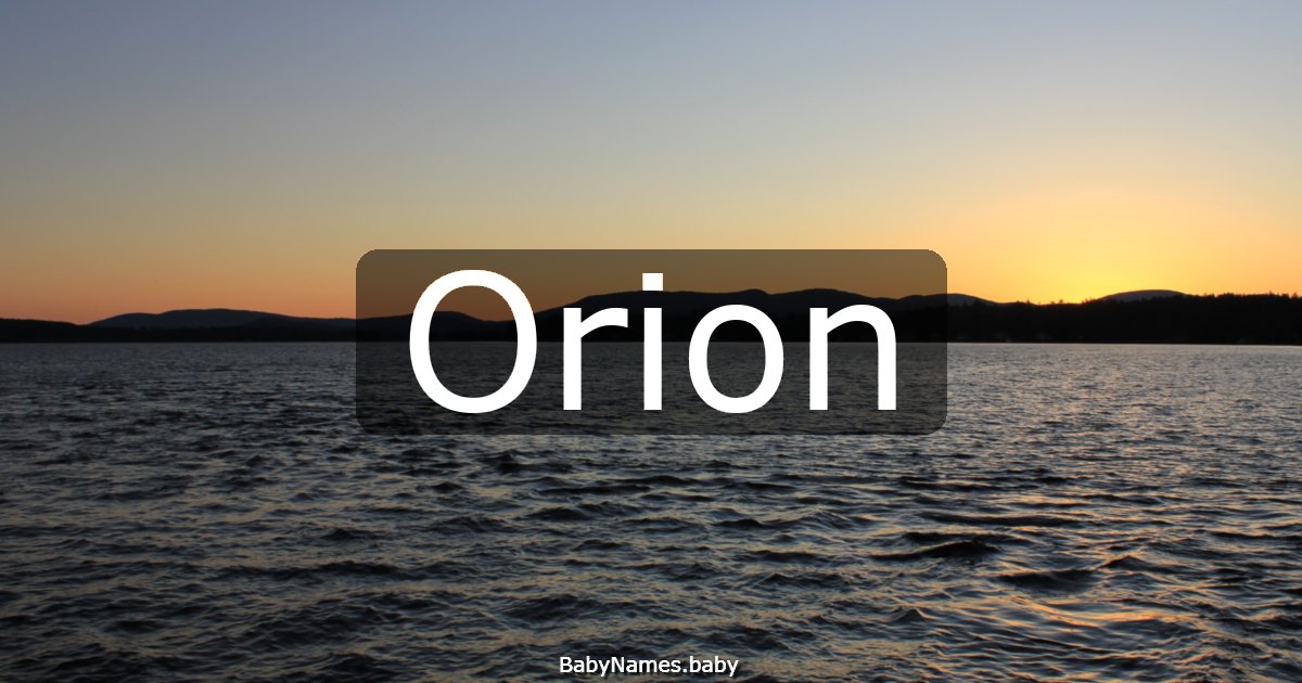 Orion