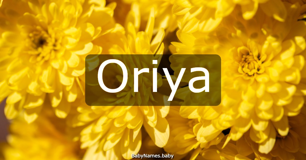 Oriya